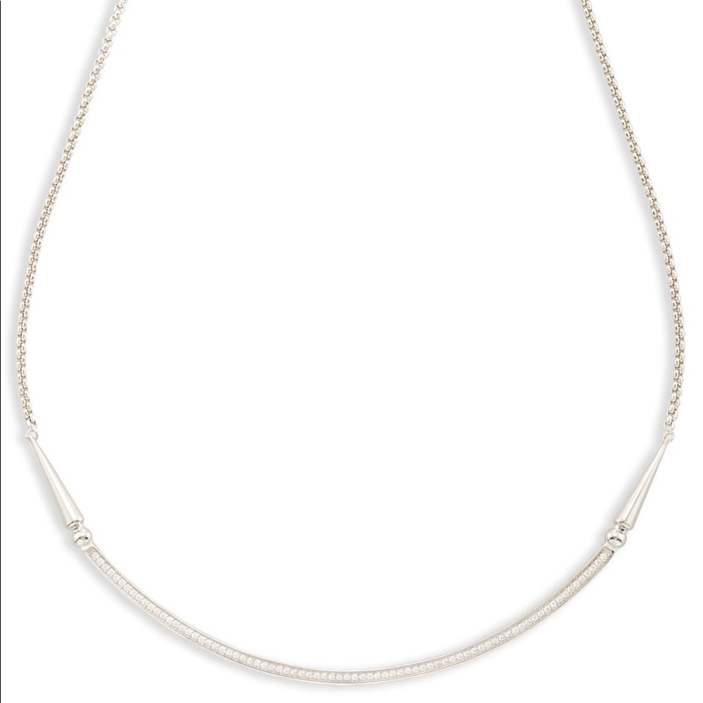 Kendra Scott Necklace in Silver Never Worn, but removed tag. NWOT.